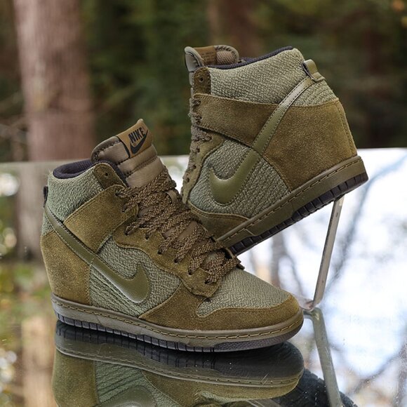 Nike Dunk Sky Hi Rough Green 2014 - Picture 2 of 13